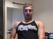 persian guy jerk off and cum with intense orgasm