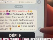 Ava Moore - La COURSE Folle pour une PIPE, je SUCE les 3 premiers à me trouver - PORNO REALITE