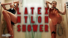 LATEX NYLON SHOWER