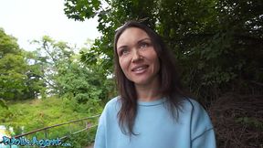 Public Agent - Fitness MILF public blowjob outdoor sex Kristina Grace hard fast POV fuck