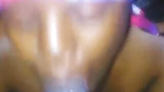Sucking Off her Creamy Cunt Juice off my Penis