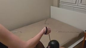 Sex in a chastity belt with a lady, no pleasure