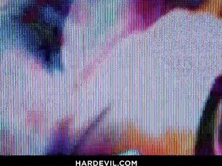 Breasty porn honey Lily Starfire flaunts her large bazookas in skimpy swimwear.