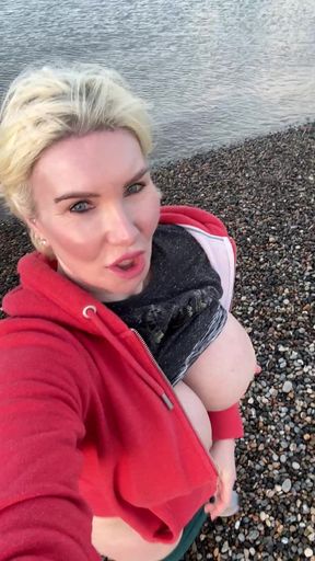 I Walked 25 Miles to Get This Nude Beach Fingering Video!!