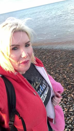 I Walked 25 Miles to Get This Nude Beach Fingering Video!!