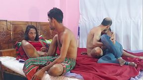 Interescial Funking very much well enjoy Two Couples foursome Sex Village    .... Hanif and Popy khatun and Mst sumona and Manik Mia