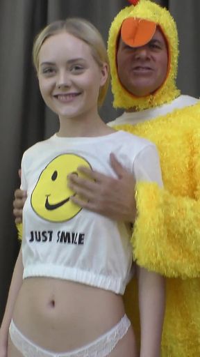 Emily Cutie Gives Up Her Teenage Asshole to a Man Twice Her Age