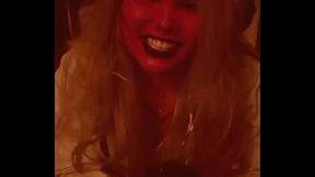 Devil Sucks his Soul Out! Gloved Handjob &amp_ Blowjob with Post Orgasm Horror!