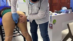 Doc Got His Hands Full: Surgeon Fumbles the Check-Up and Ends Up Finger-Fucking the Wrong Holes