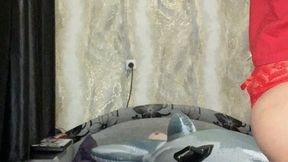 sexy looner fuck inflatable dolphin