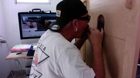 ”Giving Young Mechanic a Blowjob”