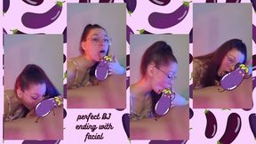 Blowjob with him cumming in my mouth, I loved it so much!