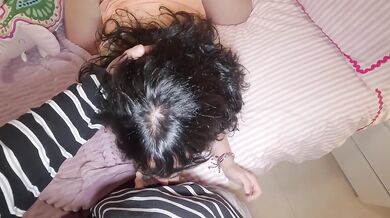 MILF stepmom "Stepson, fuck me doggystyle, I want your cum inside."