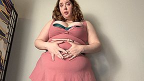 Double Belted Tight Dress Soda Bloat and Burps