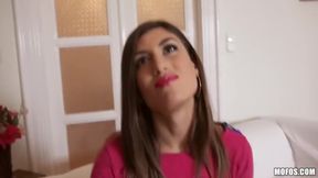 Spanish Beauty Gives Messy Head With Julia Roca