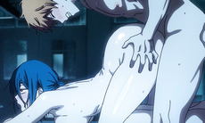 Denji pounds Reze into the classroom desk spreading her legs wide for messy creampie