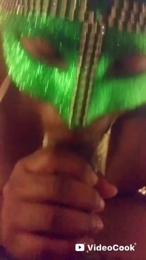 Messy Mouth in the Mask!