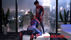 Spider Girl Banged by Superheroes. Lula