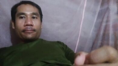 Kavin Jone Pinay Solo Squirt Swiss himself with massive deep strokes