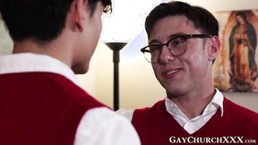 ”Beefy Archie Paige shoves his shaft into Donovans tight anus”