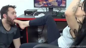 Natasha’s Super Sweaty Workout Feet On Your Face (Part 5)
