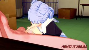 Noelle Silva Sucks Dick & Cumes in Mouth Before Wild 3D Anime Pussy Fuck & Multiple Creampies