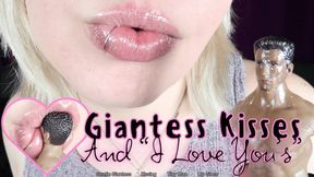 Giantess Kisses And I Love You's - HD - The Goddess Clue, LoveStruck Gentle Giantess Make Out, Coating My Tiny Man In Glossy Smooches, Saying "I Love You" Over And Over, Glittery Lip Gloss, Natural Lips, Soft Moans, Size Difference, Shrunken Man, GTS