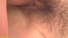 Mature Woman with Hairy Bush Enjoys Rough Outdoor Doggystyle with Younger Partner