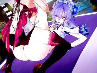 Wuthering Waves / Ark Knights - Shemale hentai R34 Compilation Manga Animation