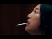 Alien Parasites - Hot asian babe smokes and rides big white cock