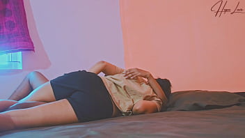 My Stepsister Seduces Me and We Have Sex in Her Room
