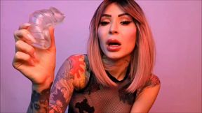 Cock shrinking process with Chastity cage - SHRINK, DENIAL, SPH