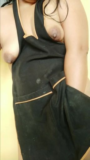 Cooking Naked He Caught Me in the Kitchen and I&#039;m Ashamed of What I Did