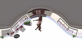 Cute MILF gets dominated in Cuban-themed VR 360 session