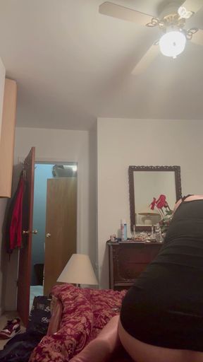 Black dress riding