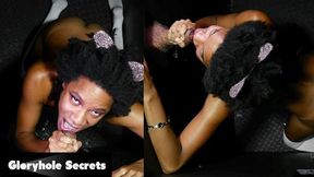 Dame's sloppy blowjob scene by Glory Hole Secrets
