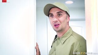 Didn't Ring The Doorbell Scene With August Ames, Keiran Lee - Brazzers Official