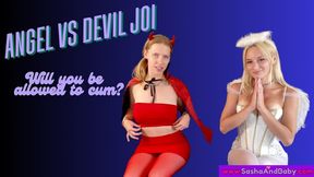 Angel Devil JOI - Edging and Gooning - Can You Last? Dripping Precum - Stop and Go Joi - Pigtails