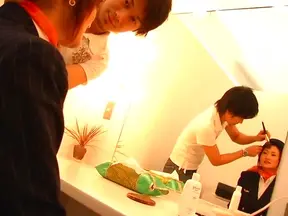 Lucky shy Asian dude has a good time with a babe