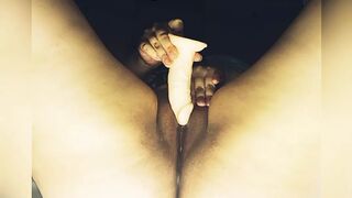 Alone night, warm night waiting for the neighbors to leave to banged her hubby.