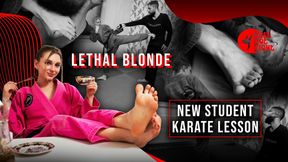 KARATE LESSON FROM LETHAL BLONDE