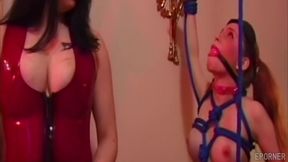 Raunchy MILFs lesdom kinky thrilling porn story