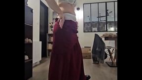 Essayages sexy avec une milf mature cochonne