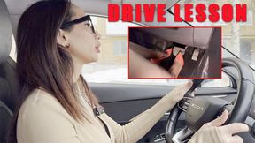 Sima Christian Louboutin 120 driving lesson with instructor accident crashed car 1080 full video 41 min