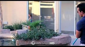 FantasyHD Petite Natasha White fuck and creamy creampie