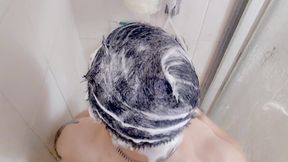Shower time with me - my first video to be a porn actor.