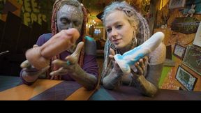 Sneaky Anuskatzz and Lily Lu - dreadlocks sex - Dirty Dreaz
