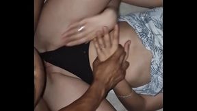 Your cock feels so good &mdash;  daddy &mdash;  or give it to me harder?