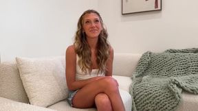 Blonde Babe Raw Fucked Gushing Cum Choked Best Friend Slut