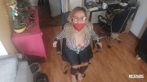 Spy caught in bondage! (1080p)